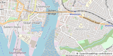 Map of Southampton