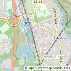 Map of ASH Vale, Surrey