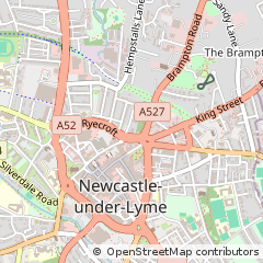 Map of Newcastle-Under-Lyme, Staffordshire