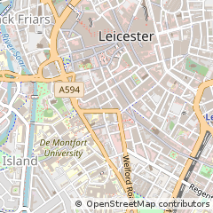 Map of Leicester