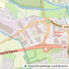Map of Tamworth, Staffordshire
