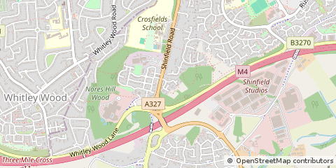 Map of Reading, Berkshire
