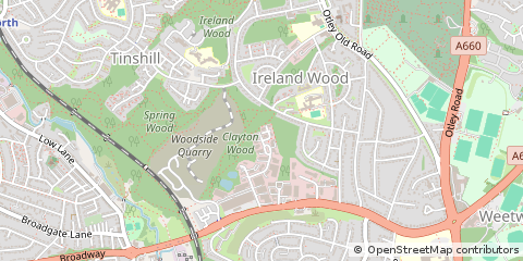 Map of Leeds
