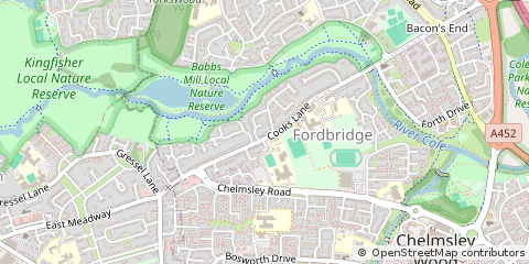 Map of Birmingham