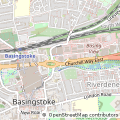Map of Basingstoke, Hampshire