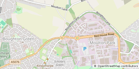 Map of Northampton