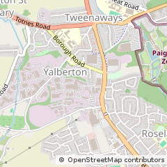 Map of Paignton, Devon