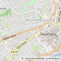 Map of Swansea