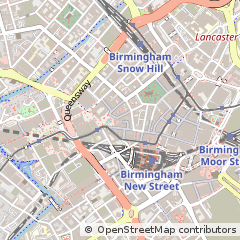 Map of Birmingham, West Midlands