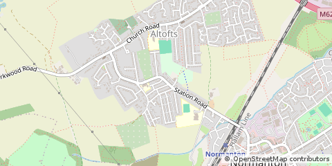 Map of Normanton, West Yorkshire