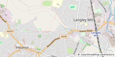 Map of Derbys