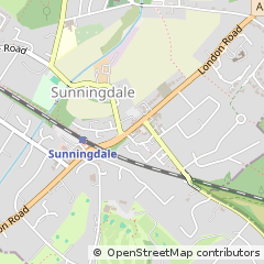 Map of Ascot, Berkshire