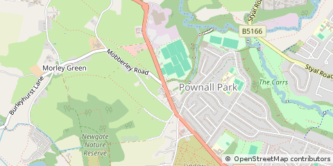 Map of Cheshire