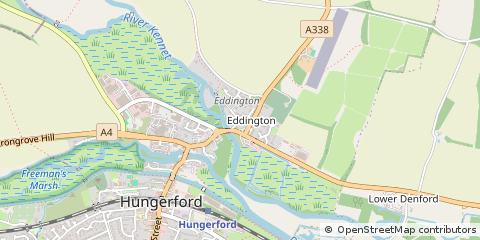 Map of Hungerford