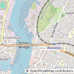 Map of Southampton, Hampshire