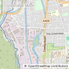 Map of Uxbridge