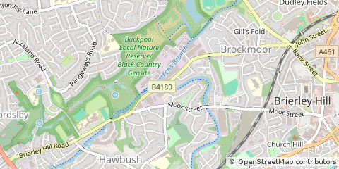 Map of Brierley Hill