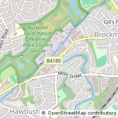 Map of Brierley Hill