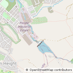 Map of Nelson, Lancashire