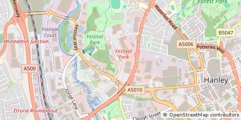 Map of Stoke-on-Trent