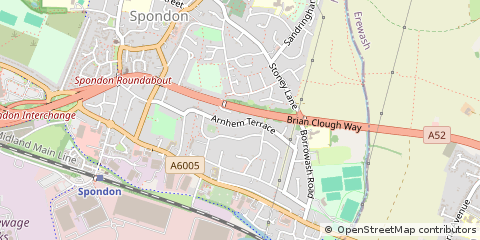 Map of Derby