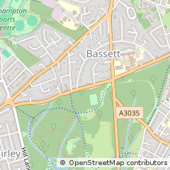 Map of Southampton, Hampshire