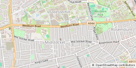 Map of Aberdeen