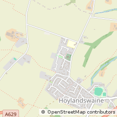 Map of Sheffield, South Yorkshire