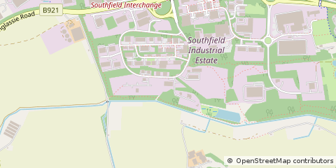 Map of Glenrothes, Fife