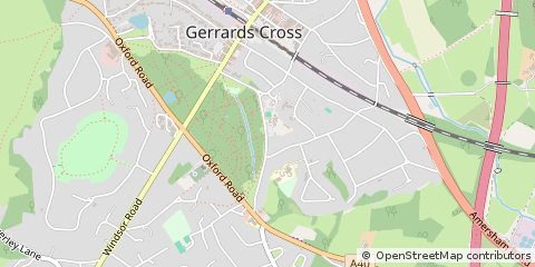 Map of Gerrards Cross, Buckinghamshire