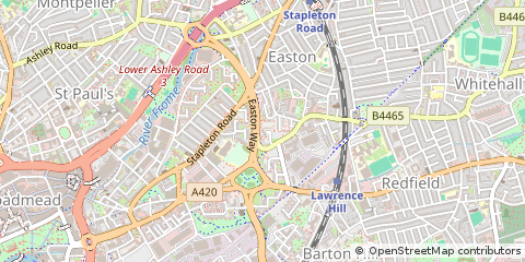 Map of Bristol