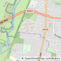 Map of Leicester