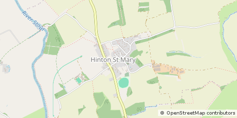 Map of Sturminster Newton, Dorset