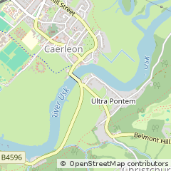 Map of Newport, Gwent
