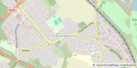 Map of Sheffield