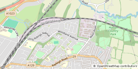 Map of Brentwood, Essex