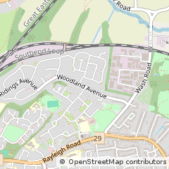 Map of Brentwood, Essex