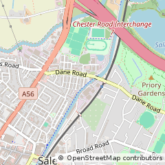 Map of Sale, Cheshire