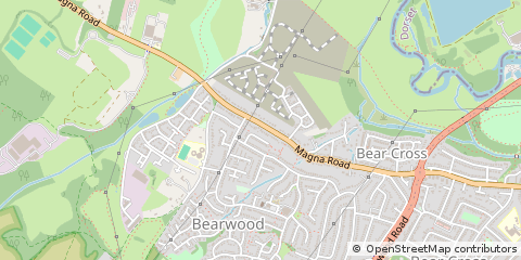 Map of Bournemouth, Dorset