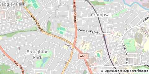 Map of Manchester