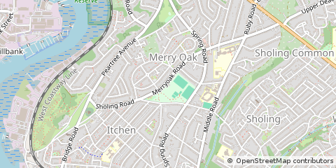 Map of Southampton