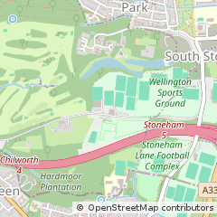 Map of Southampton, Hampshire