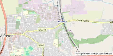 Map of Alfreton