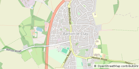 Map of Bedford, Bedfordshire