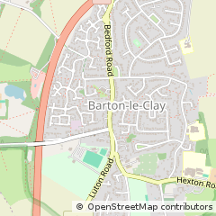 Map of Bedford, Bedfordshire