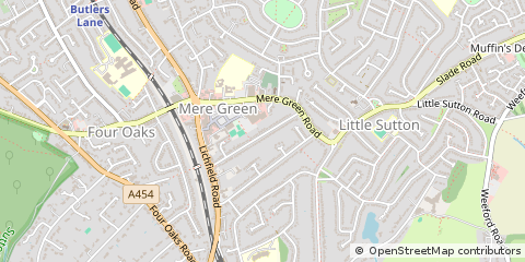Map of West Midlands