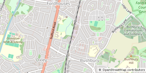 Map of Wolverhampton, West Midlands