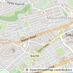 Map of Swansea