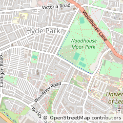 Map of Leeds
