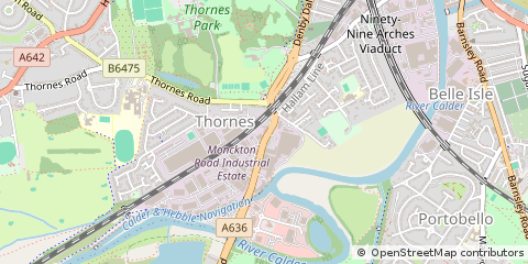 Map of Wakefield